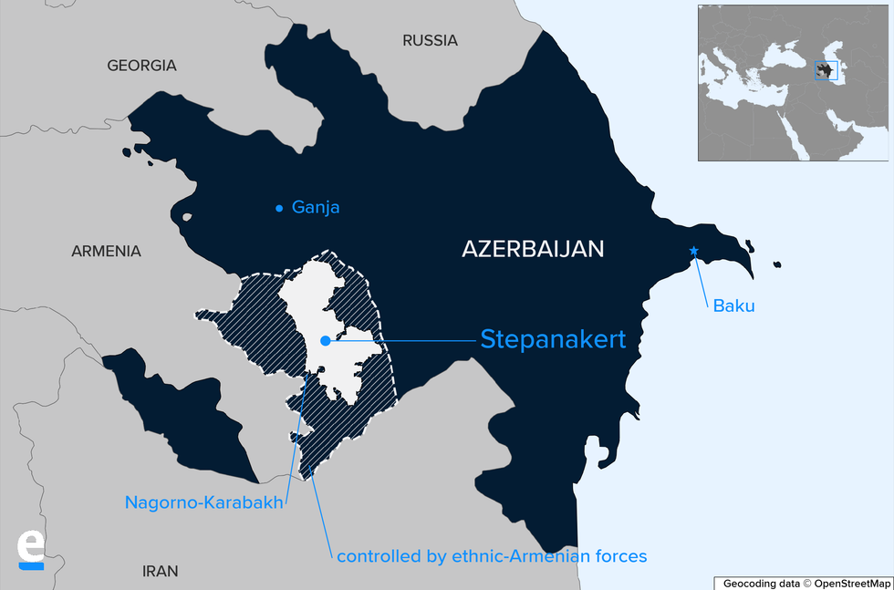 Nagorno-Karabakh map