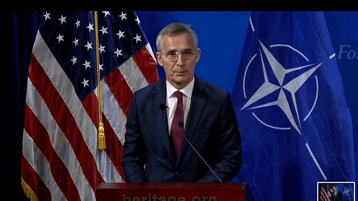 NATO chief in DC trying to get blood from a stone