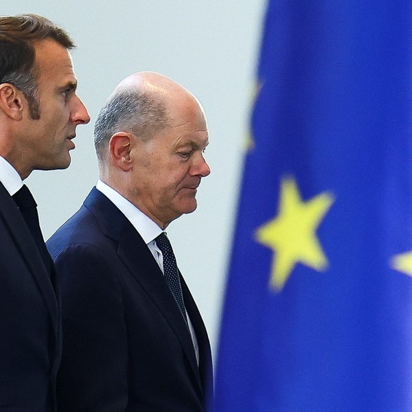 Olaf Scholz Emmanuel Macron