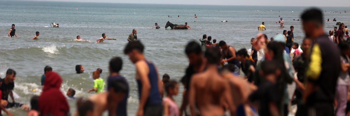 Staging ground for US military aid pier in Gaza attacked