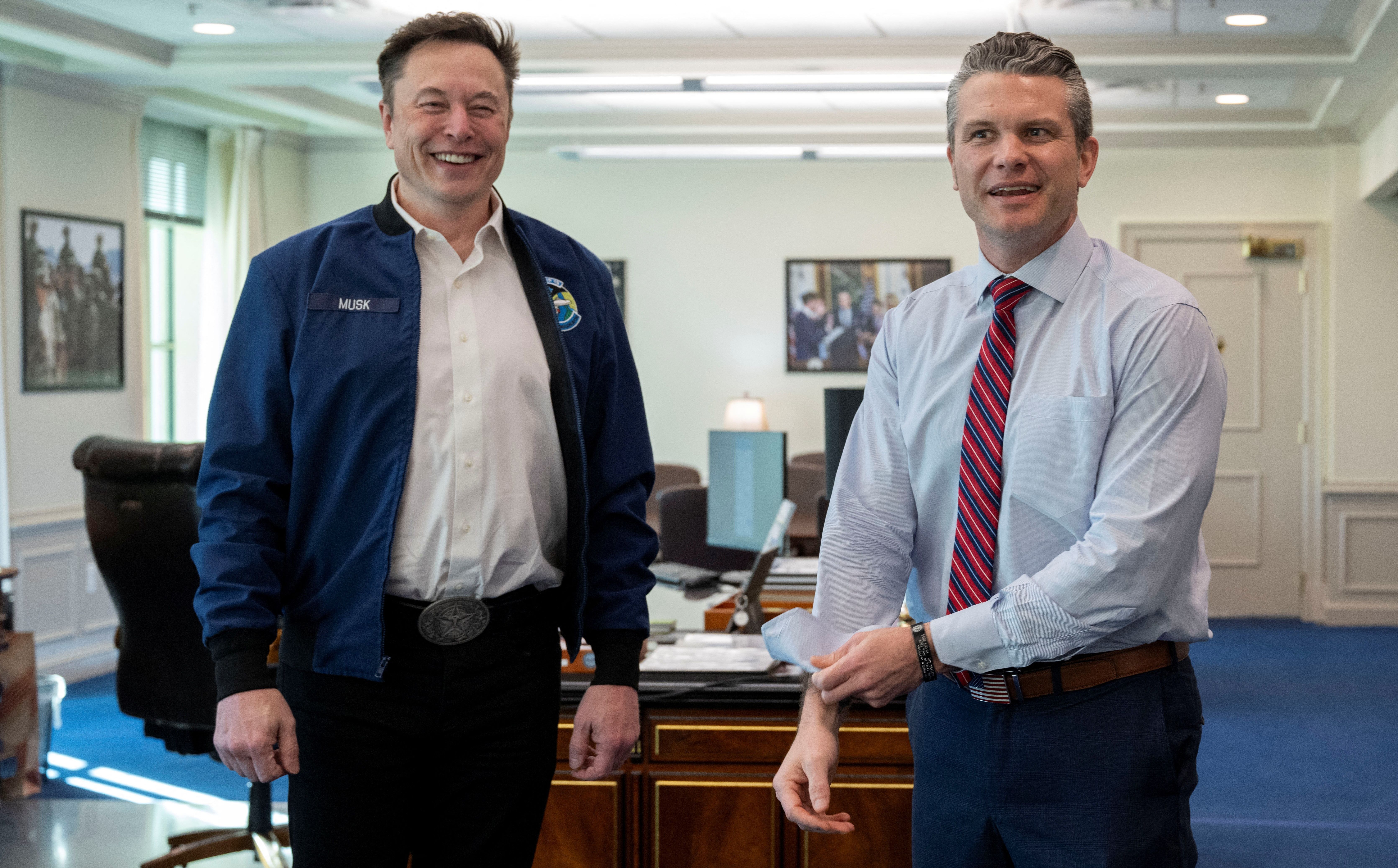 Pete Hegseth Elon Musk