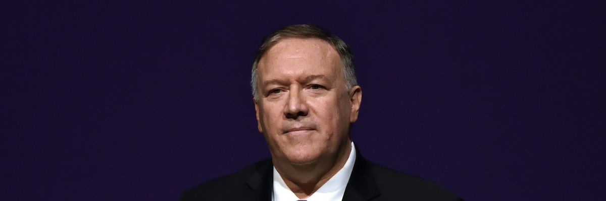 VIDEO: Mike Pompeo's empty restraint rhetoric