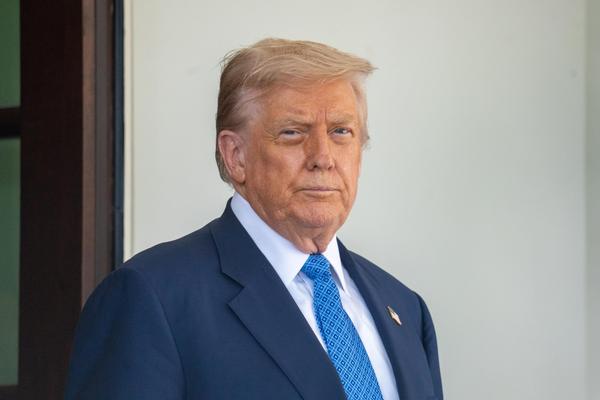 President Donald Trump pictured at the White House