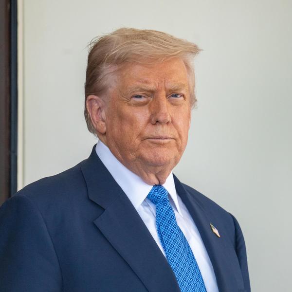President Donald Trump pictured at the White House