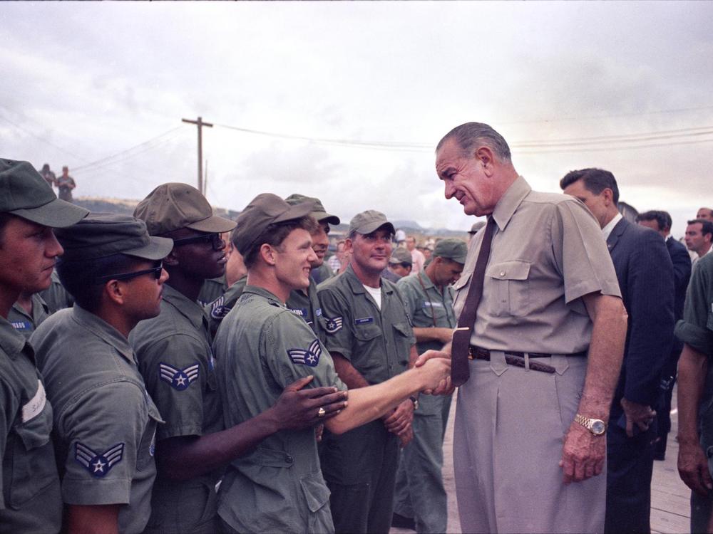 President Johnson in Vietnam