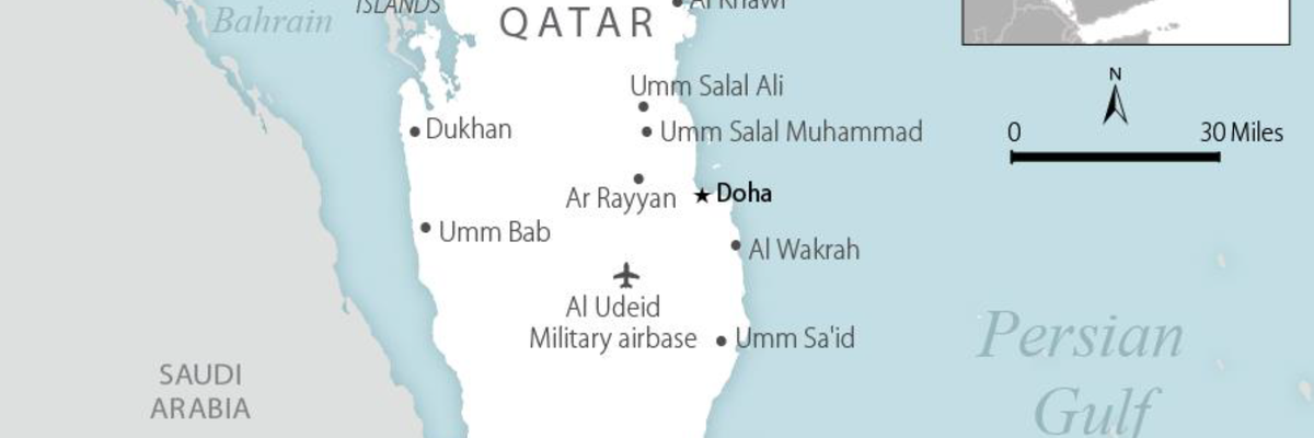 Qatar-map