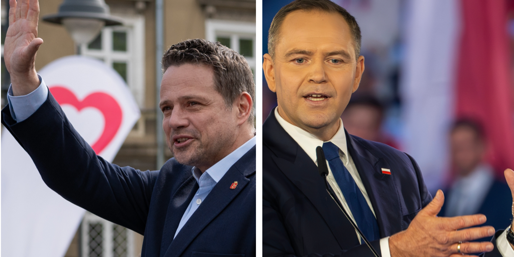 Rafał Trzaskowski Karol Nawrocki Poland elections