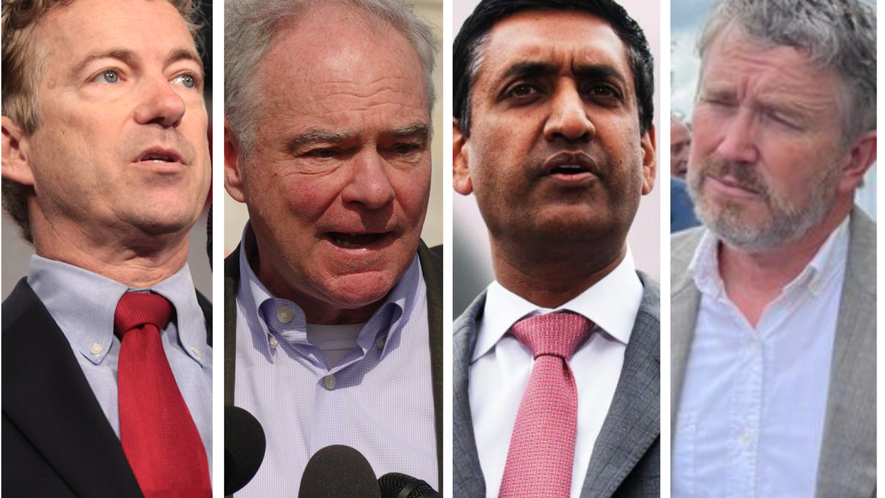 Rand Paul, Tim Kaine, Ro Khanna, Thomas Massie
