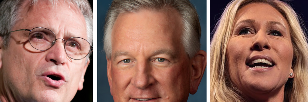 Who held defense stocks while making national security policy?