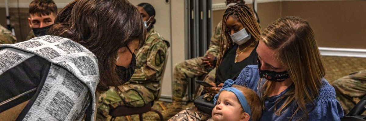 Defending the nation while desperate for a decent place to live