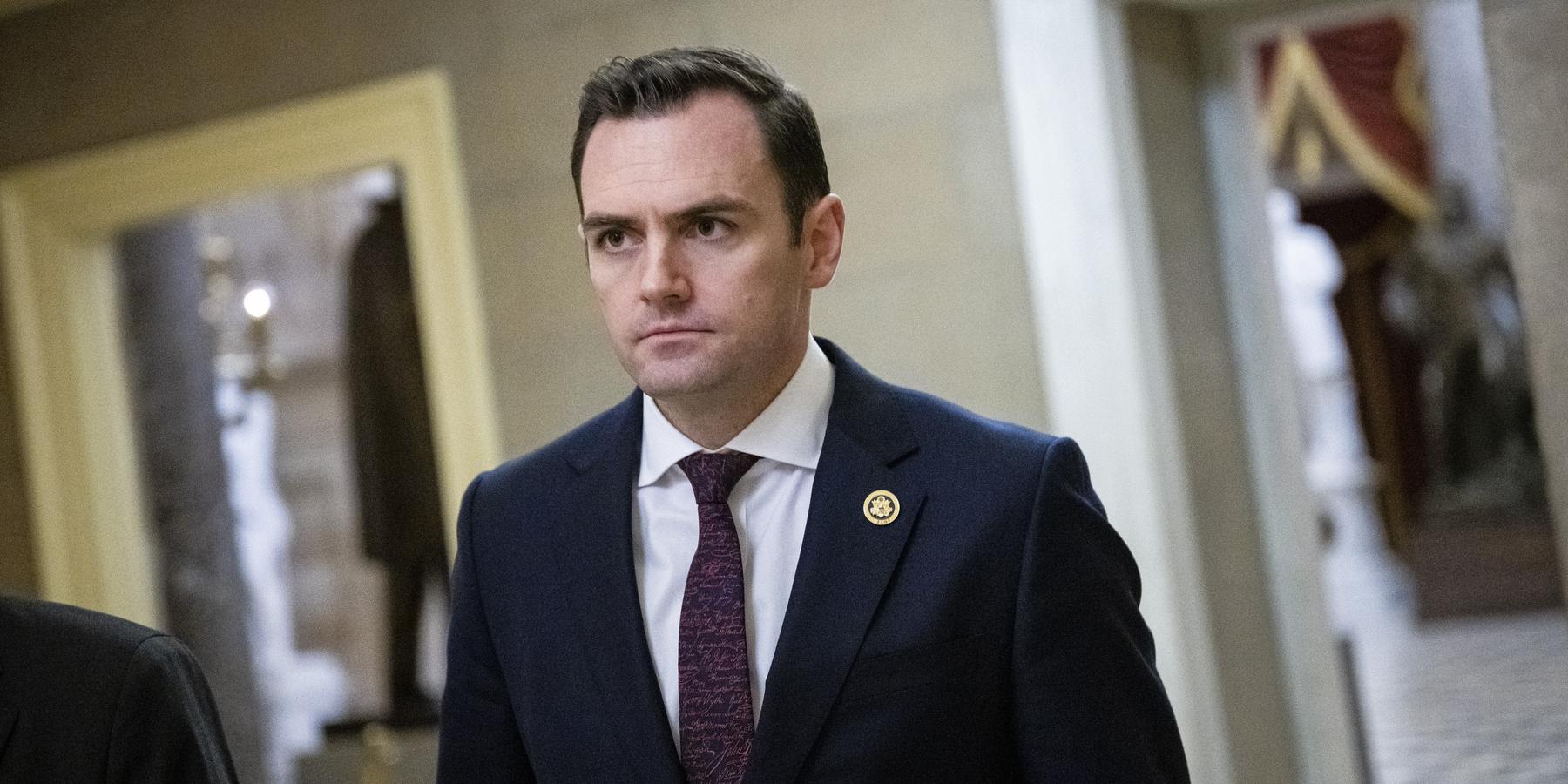 Rep. Mike Gallagher (R-WI) walks through the U.S. Capitol