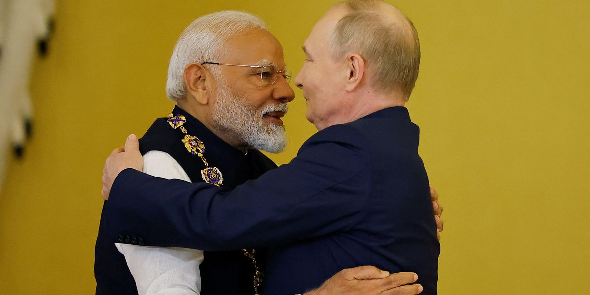 How far can a Putin-Modi hug go?