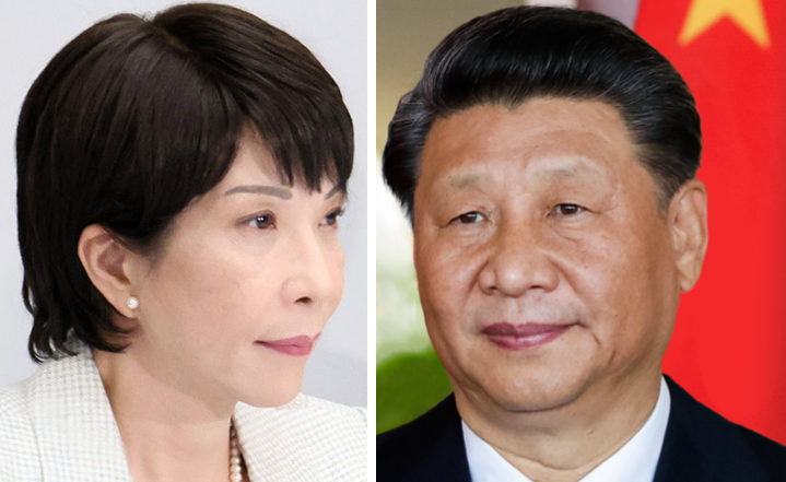 Sanae Takaichi, Xi Jinping