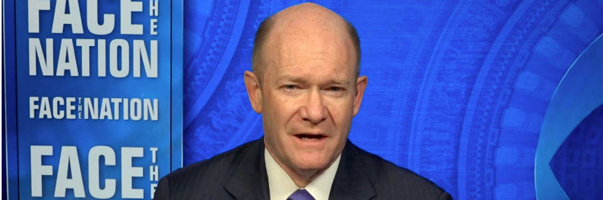 Sen. Coons tries to claw back message about using US troops to 'stop Putin'