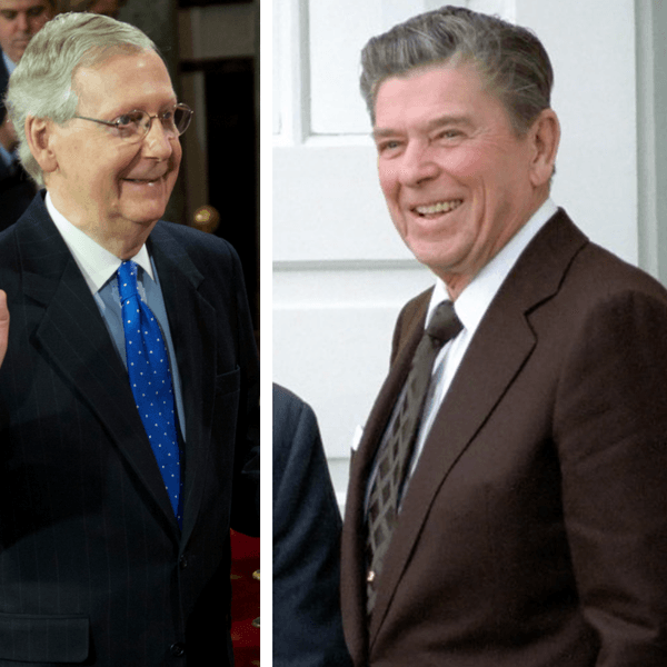 Sorry AP: Mitch McConnell is no Ronald Reagan