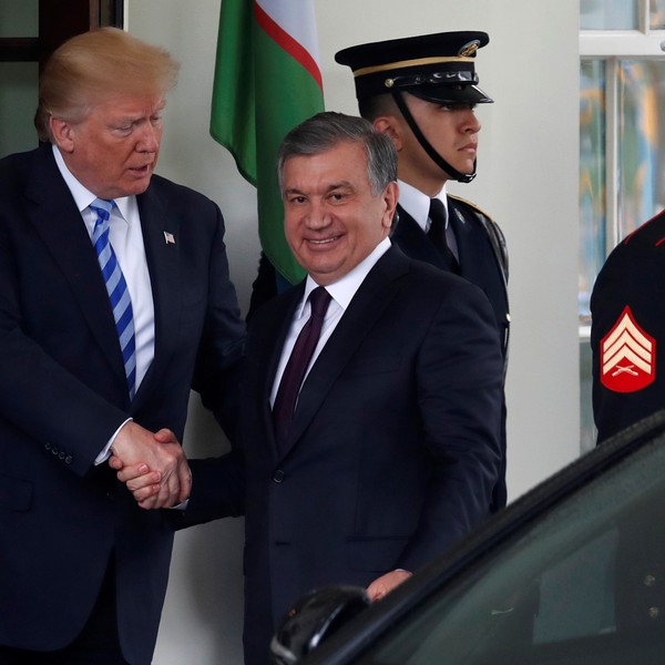 Shavkat Mirziyoyev Donald Trump