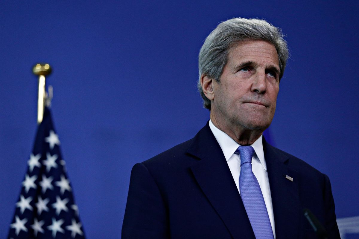 Media launders hawks' absurd claims that John Kerry spilled secrets to  Iran's foreign minister
