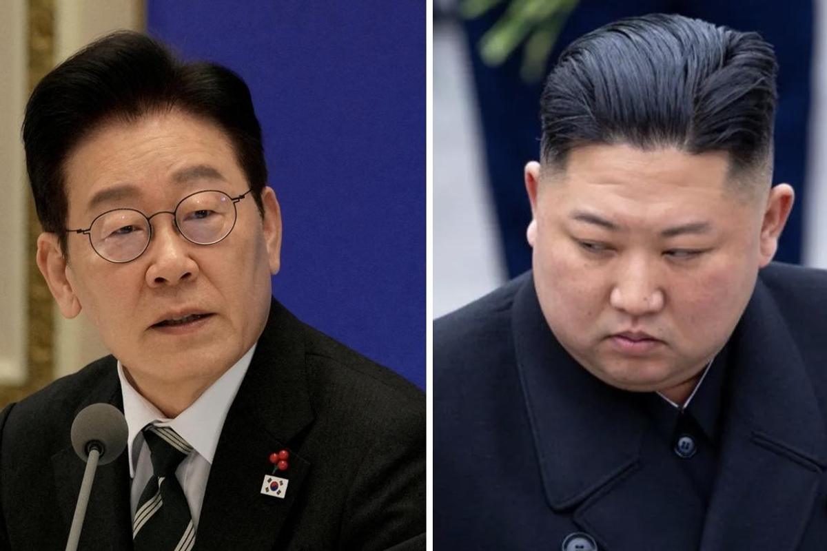 South Korean President Lee Jae Myung, North Korean leader Kim Jong Un