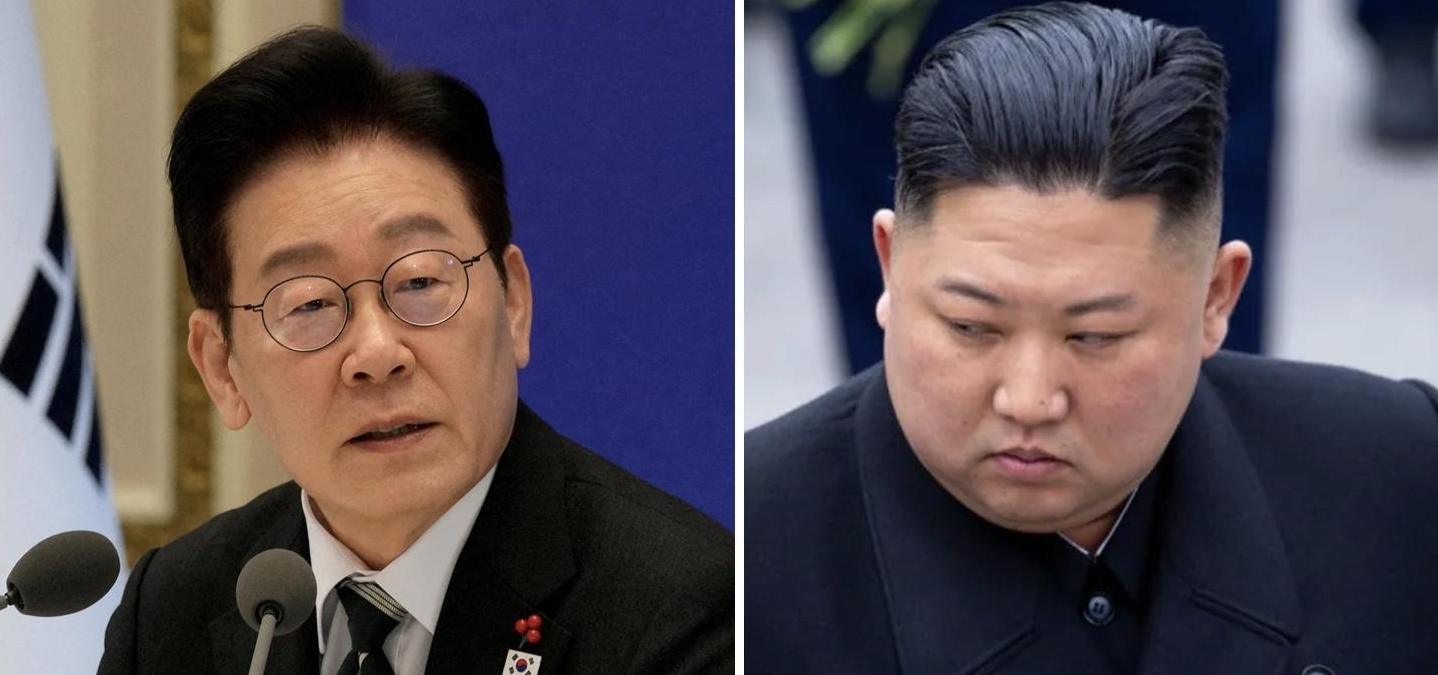South Korean President Lee Jae Myung, North Korean leader Kim Jong Un