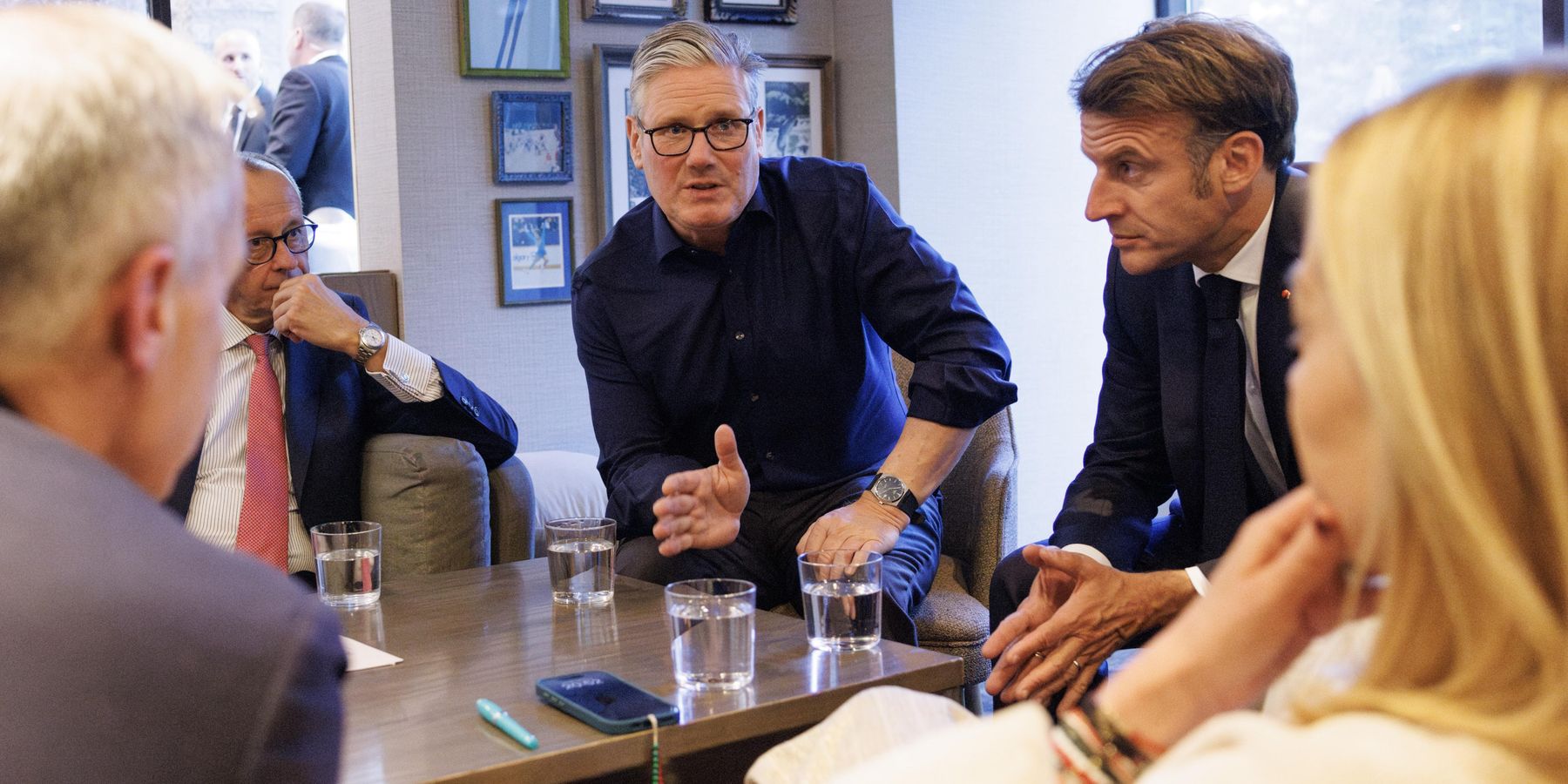 Starmer, Macron, Merz G7