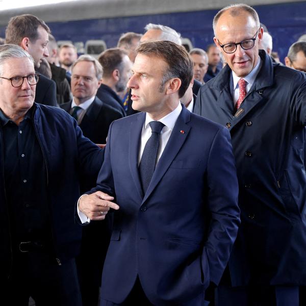 Starmer Macron Merz