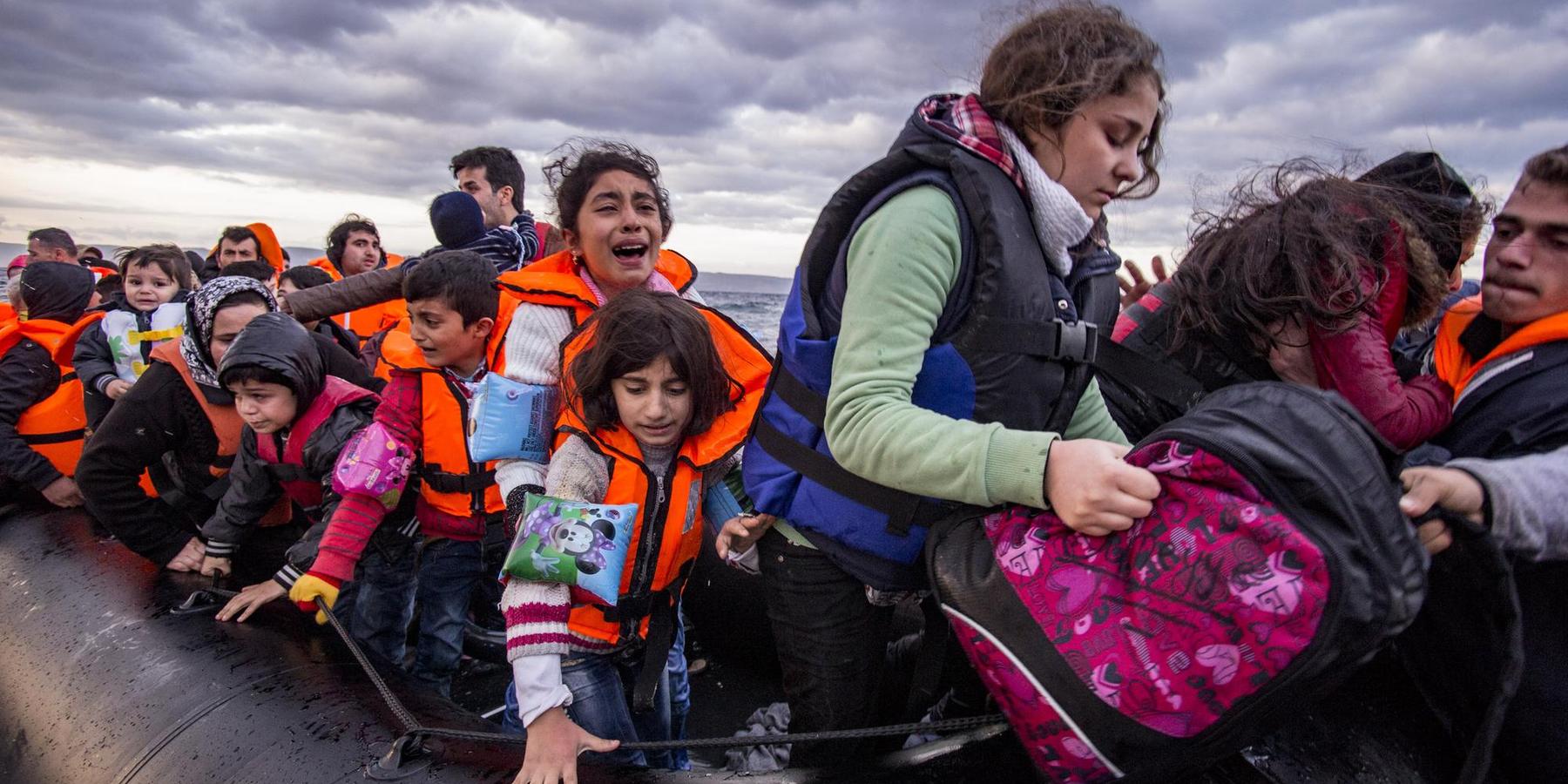 Syrian refugees Greece