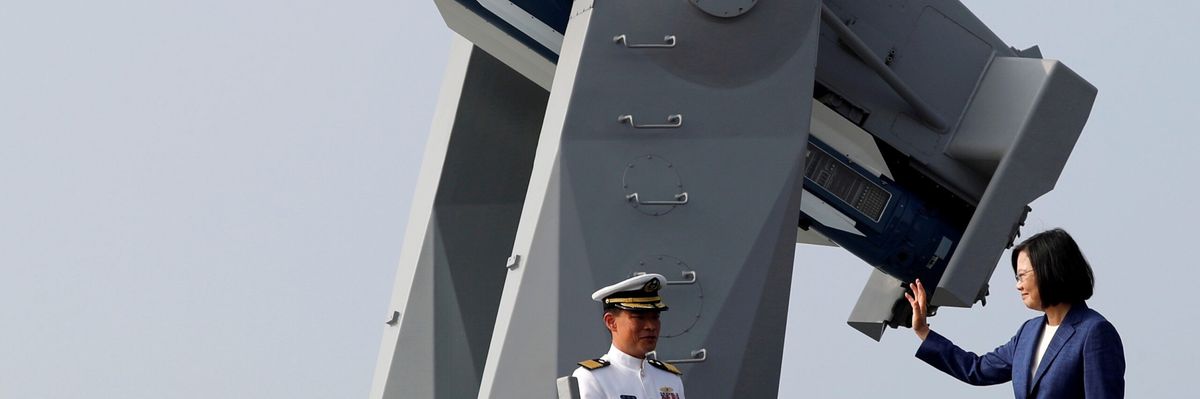 US-China politics collide over Taiwan airspace