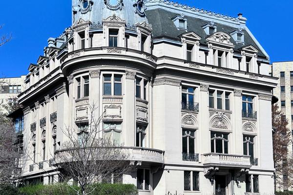 The old French Embassy in Washington, D.C., which now belongs to Turkey's ruling AK Party. The building is in a beaux-arts style.