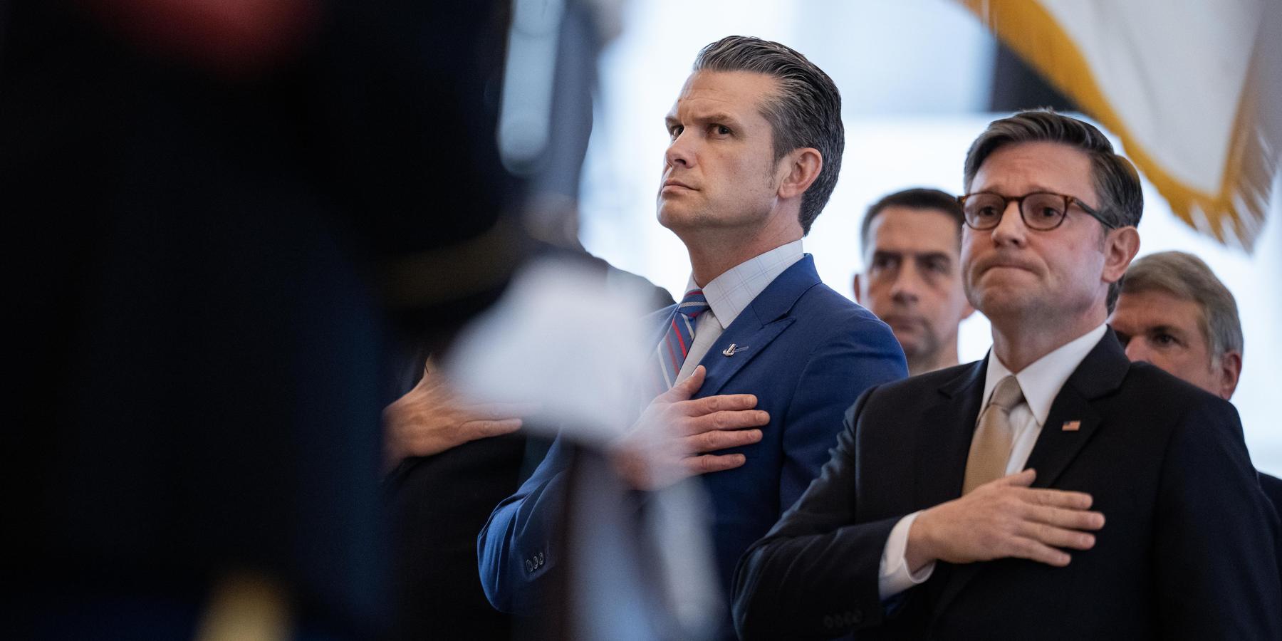 Tom Cotton Mike Johnson Pete Hegseth