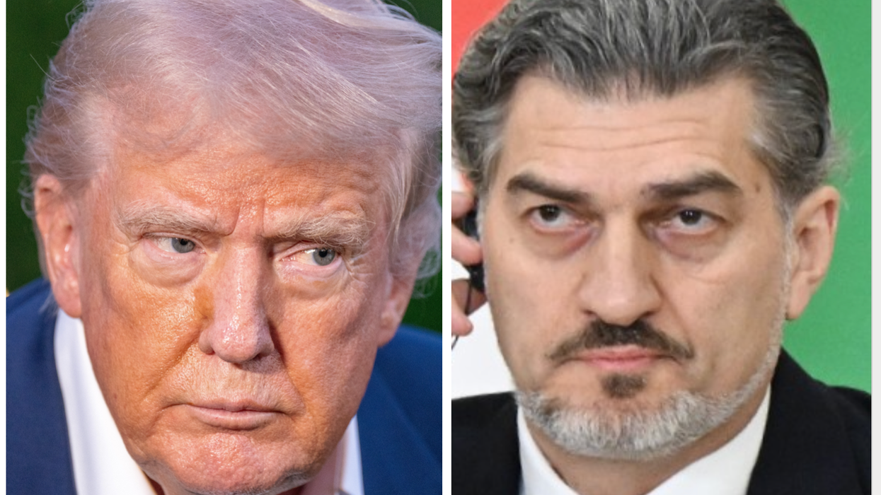 TRump and Mikheil Kavelashvili