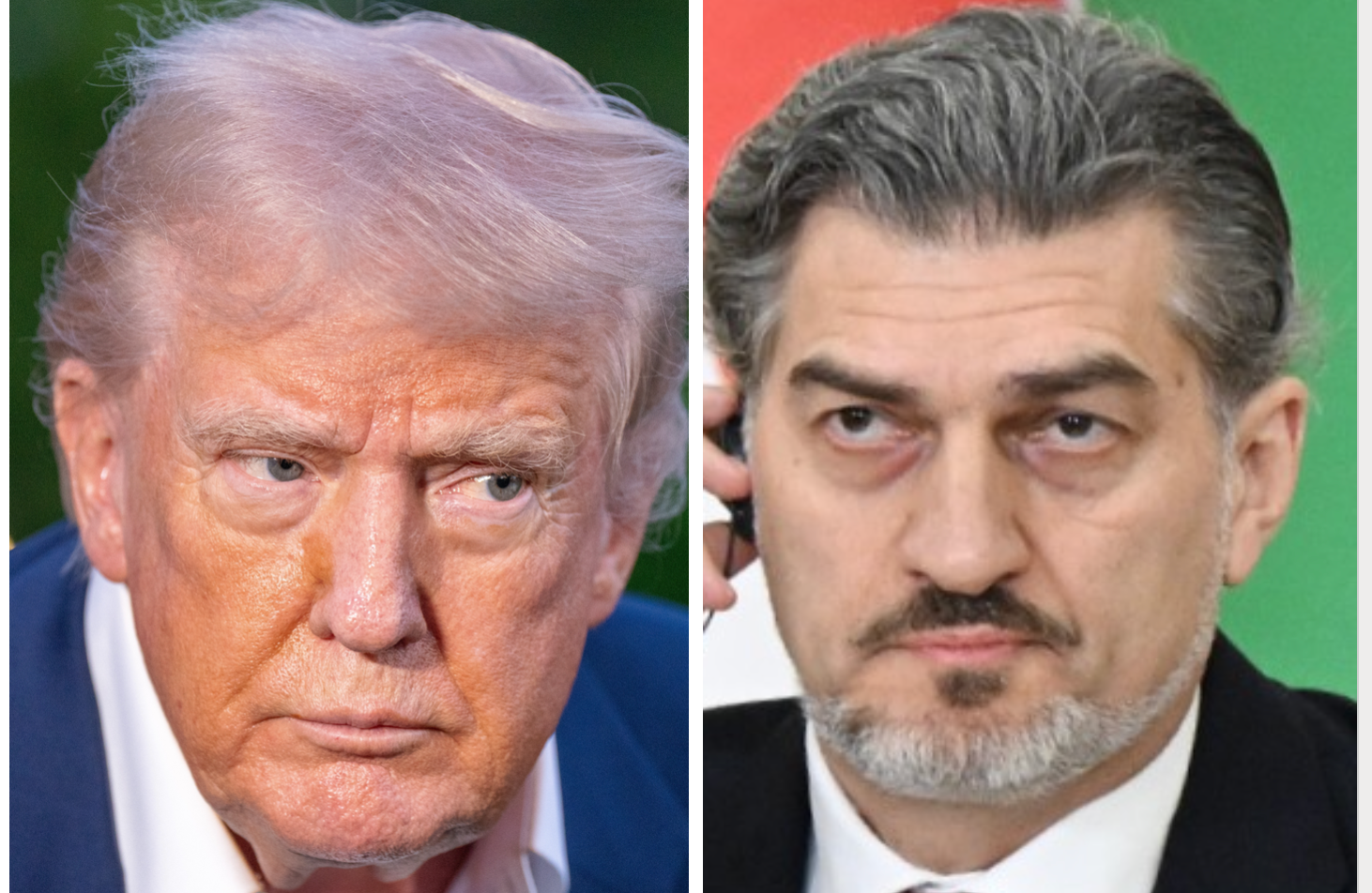 TRump and Mikheil Kavelashvili