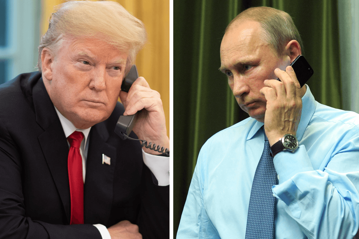 Trump and Putin on phone