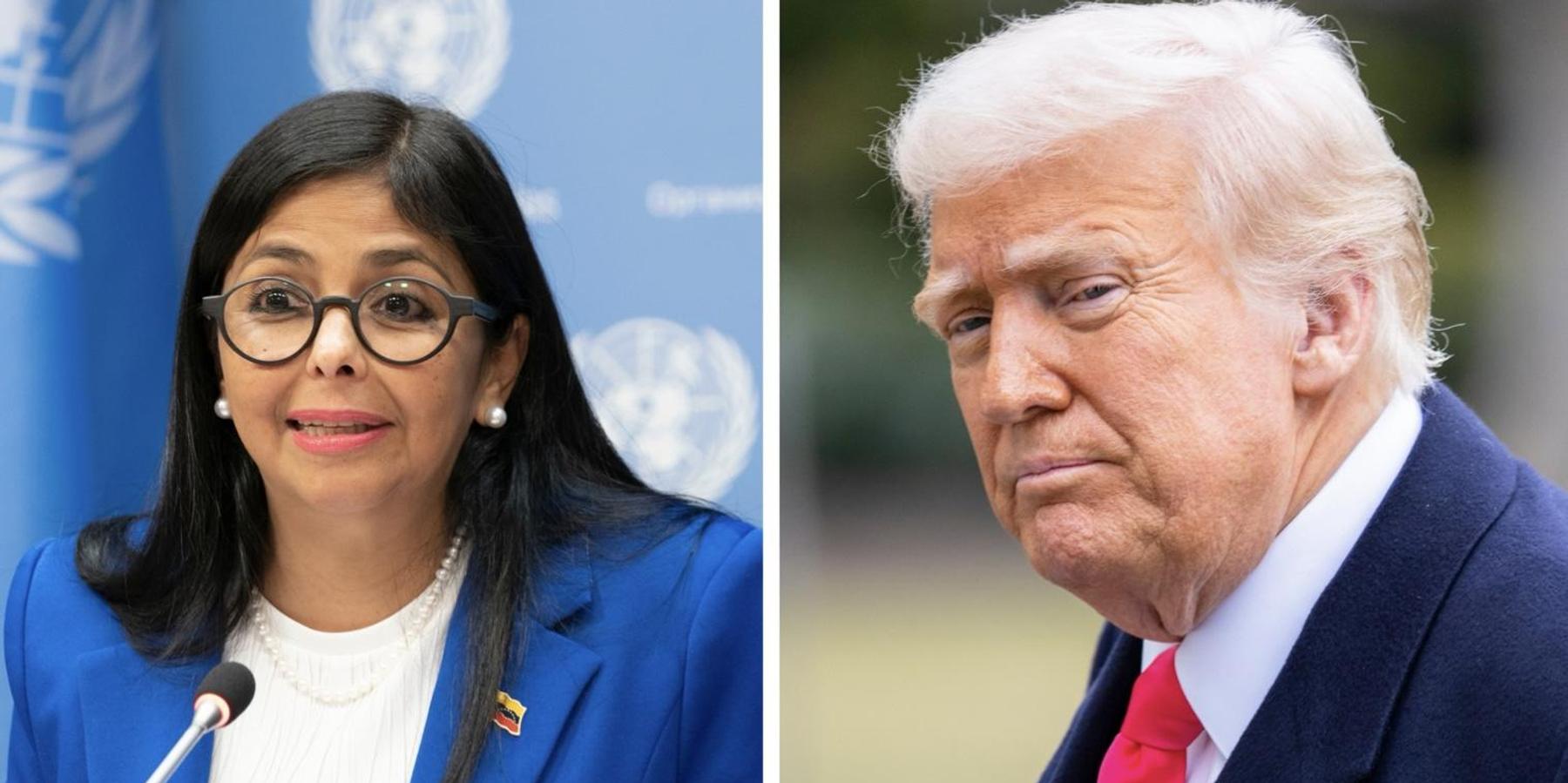 Trump Delcy Rodriguez