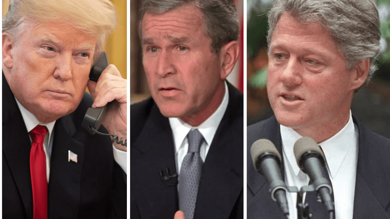 Trump, George w. Bush, Bill Clinton
