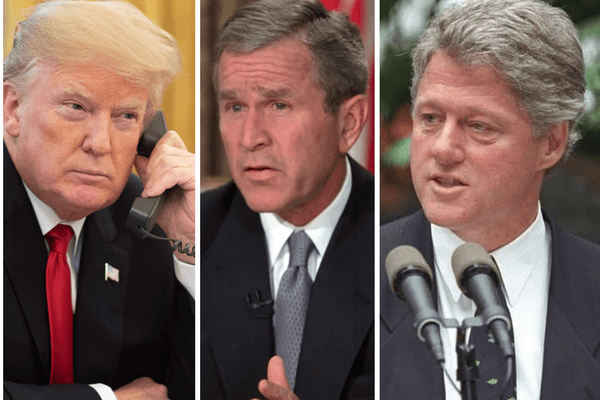 Trump, George w. Bush, Bill Clinton
