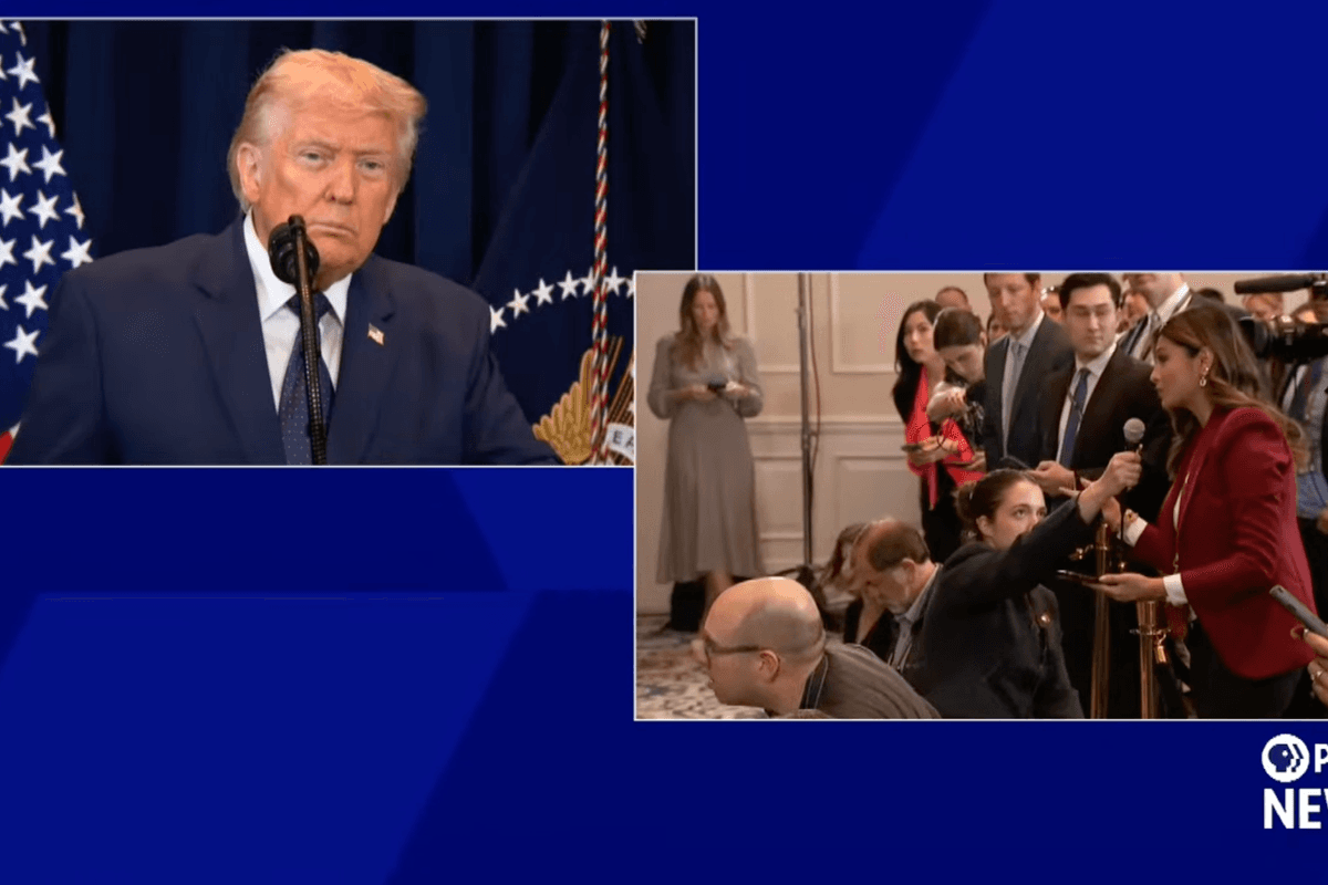 Trump miami press conference iran