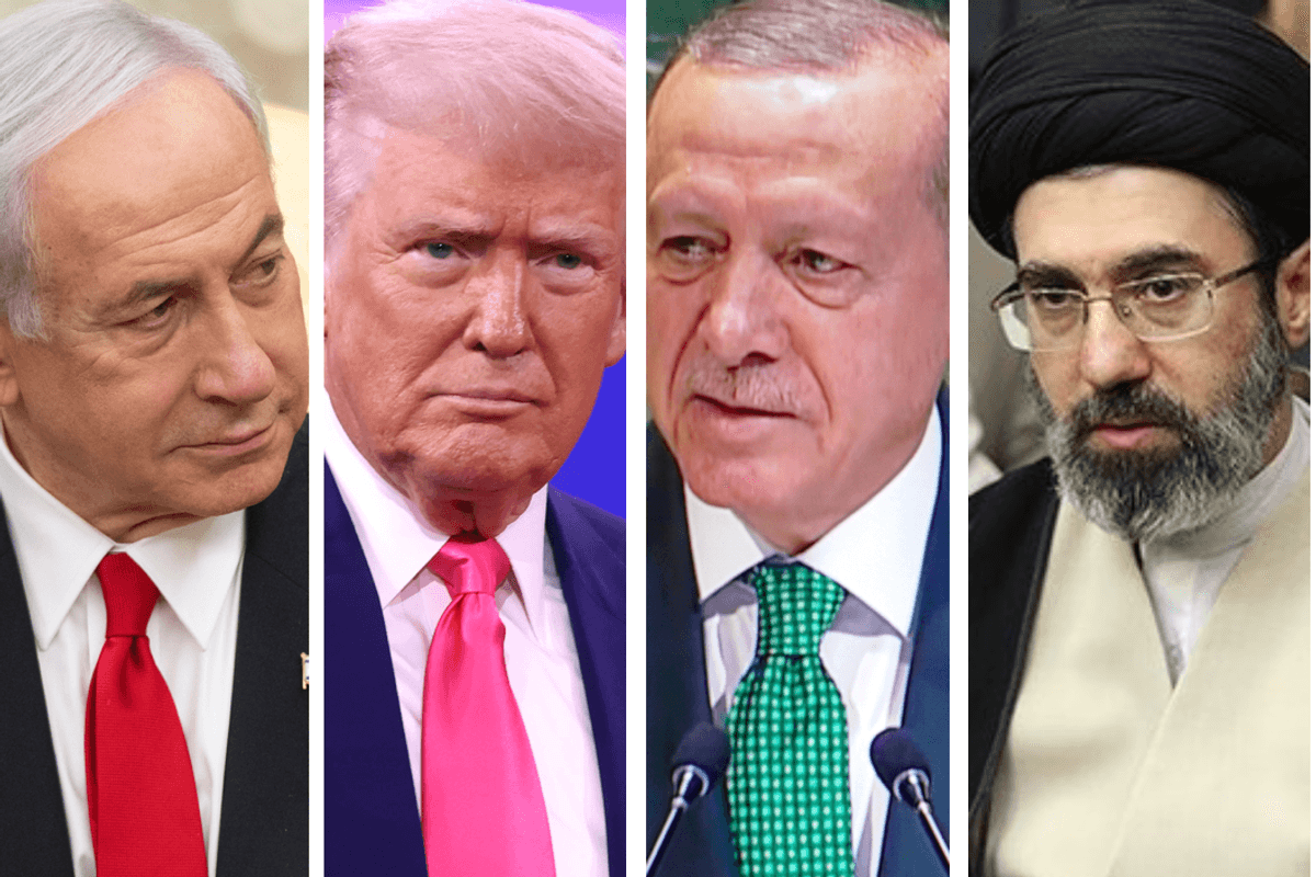 Trump Netanyahu erdogan Khamenei Erdogan