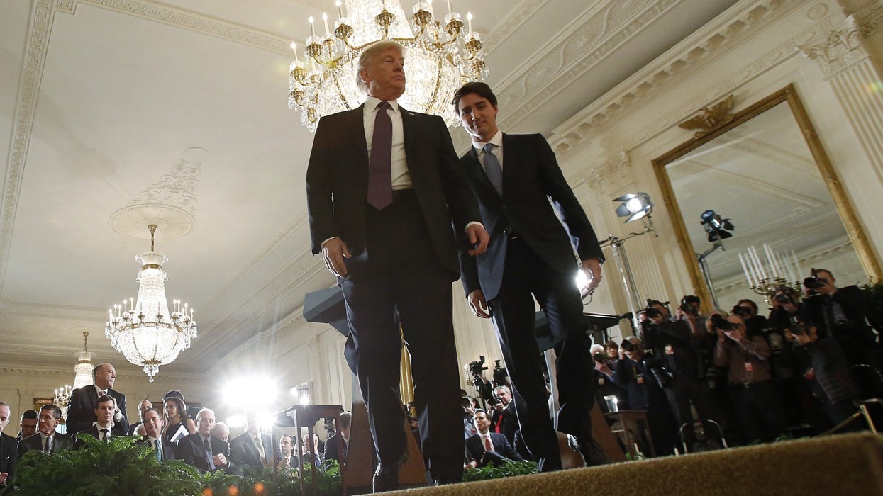 Trump trudeau canada