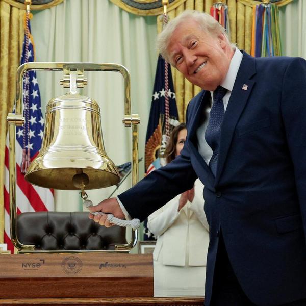 Trump wall street bell