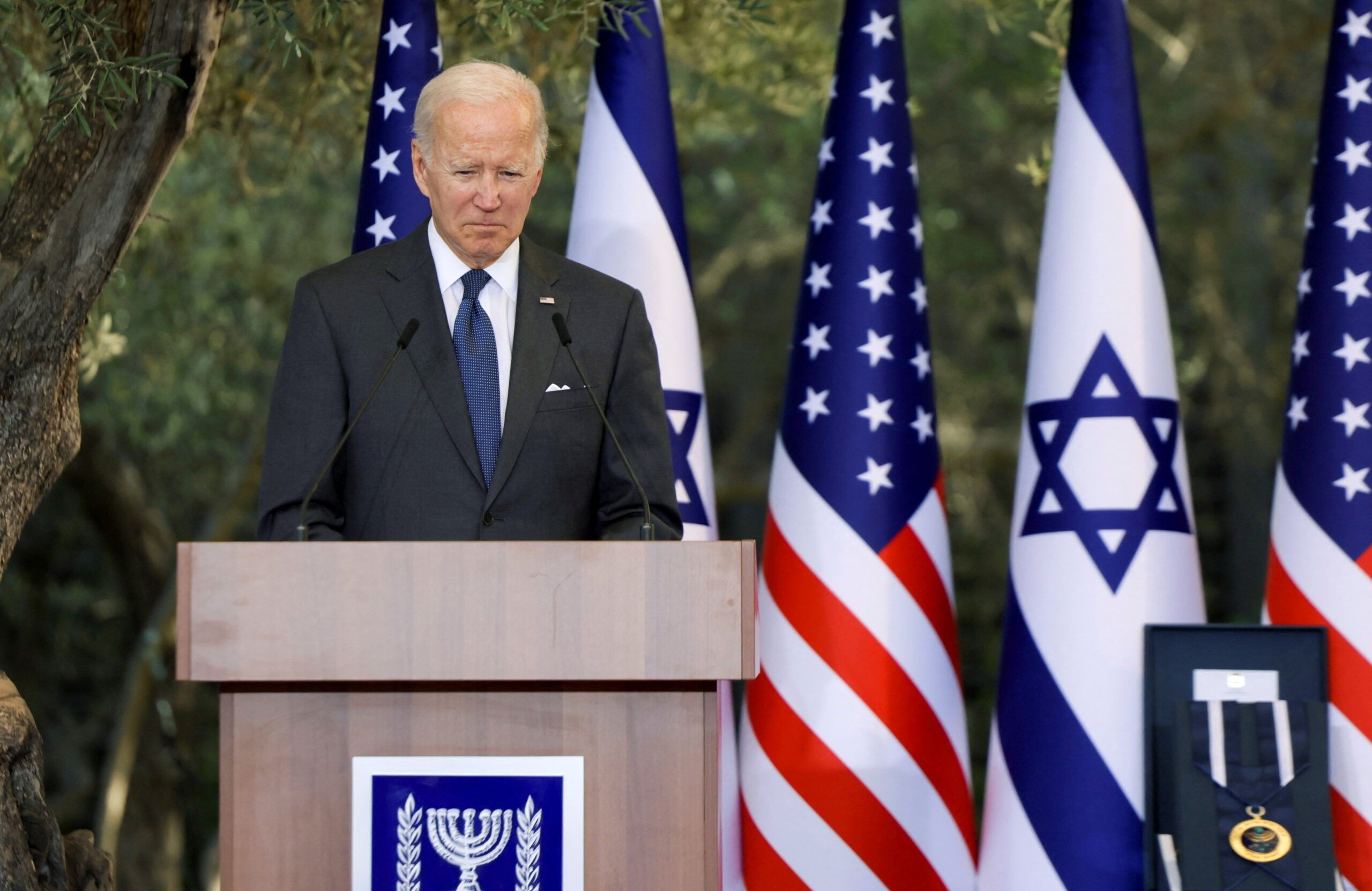 Israel blocks US food aid, setting up battle with Biden