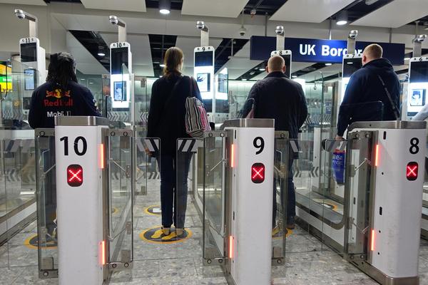 UK border Heathrow