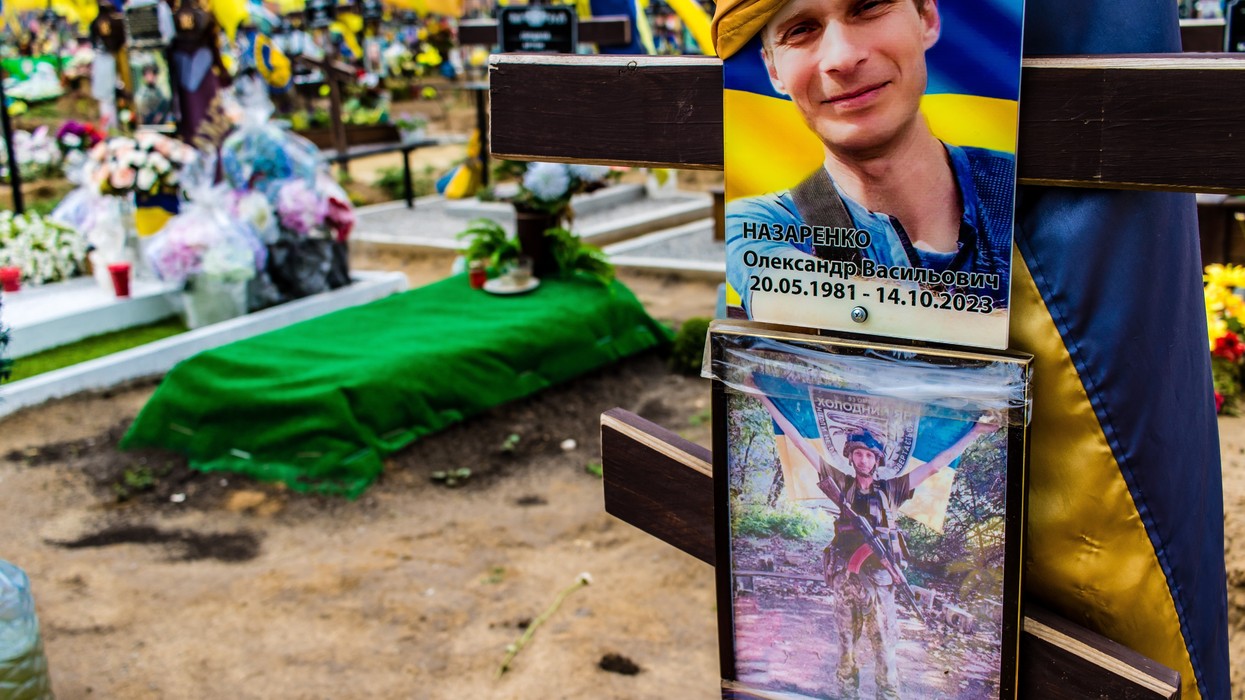 Ukraine military cemetary