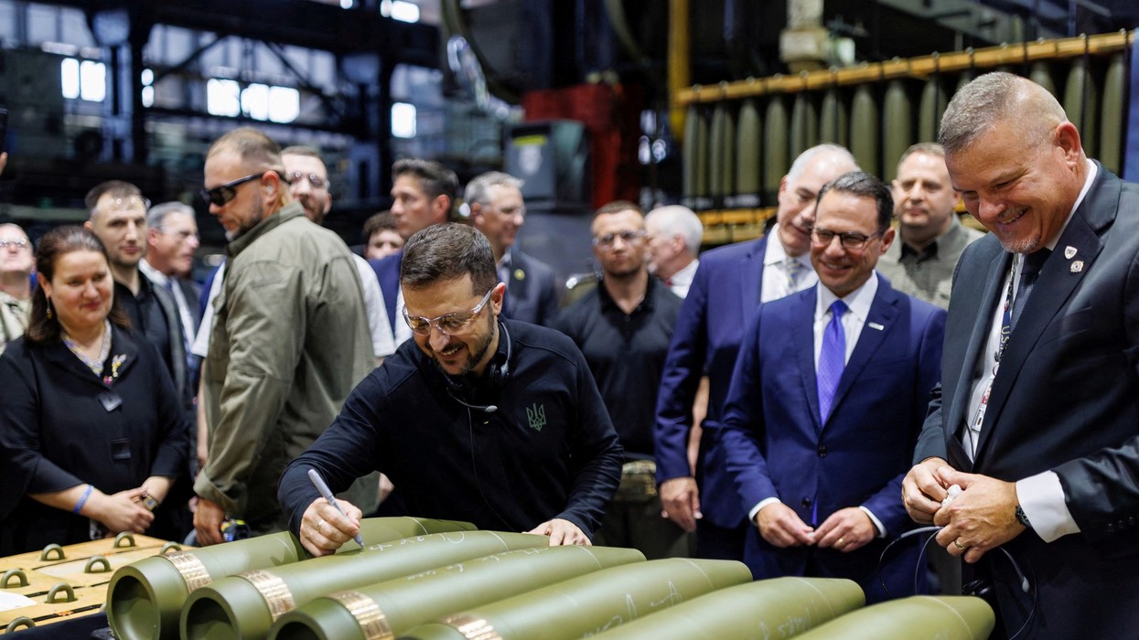 Zelensky's bombs and blurred lines in a big battleground state