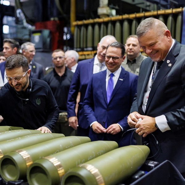 Zelensky's bombs and blurred lines in a big battleground state