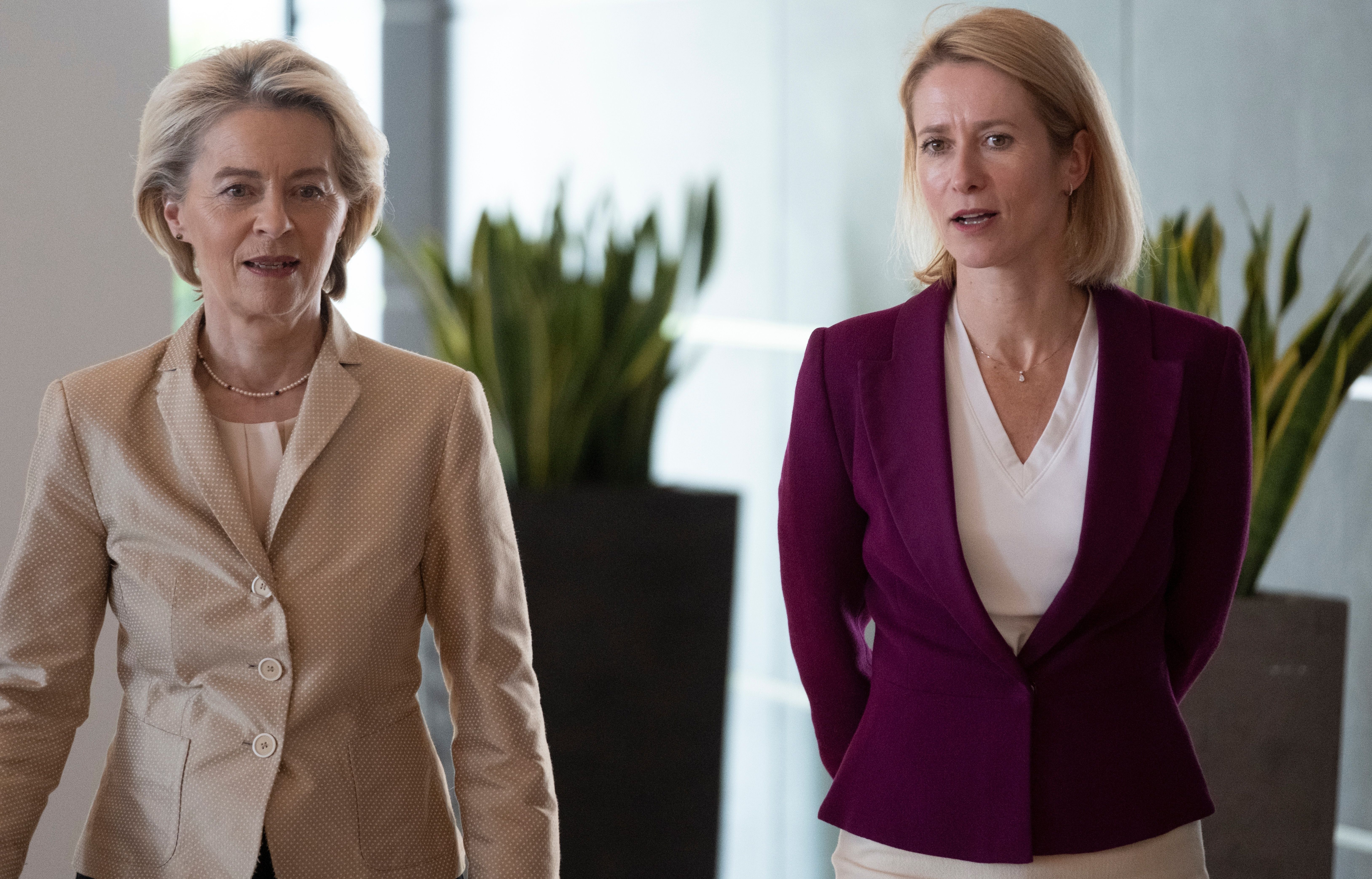 Ursula Von der Leyen and Kaja Kallas