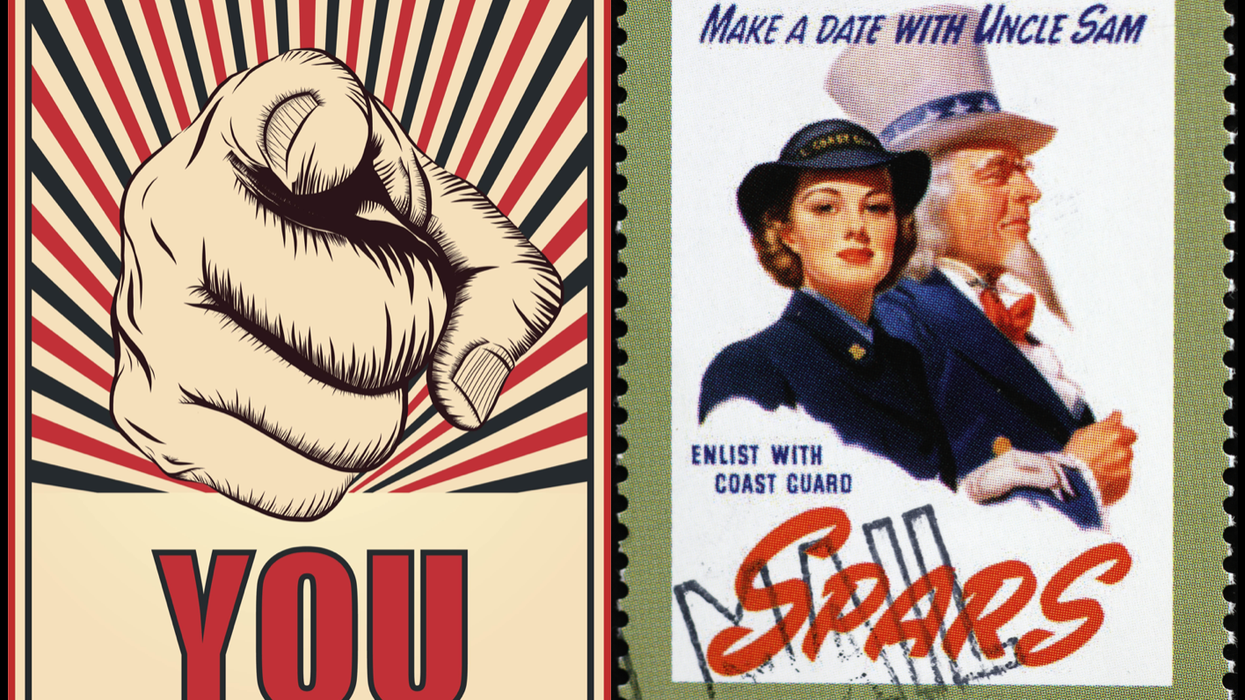 US military draft posters