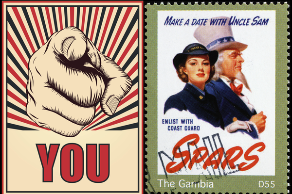 US military draft posters