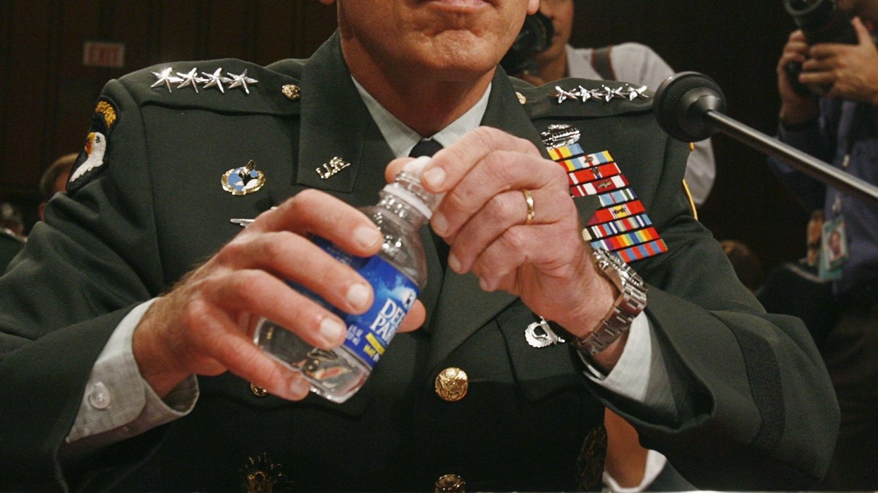 US Military General David Petraeus in 2005