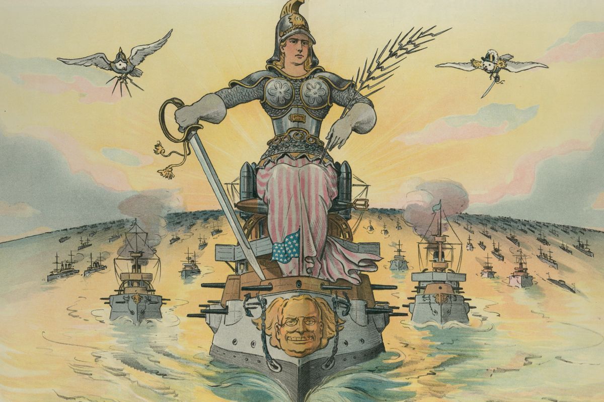 US navy shield of the republic