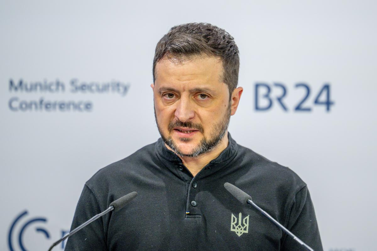 Volodymyr Zelensky at the Munich Security Conference